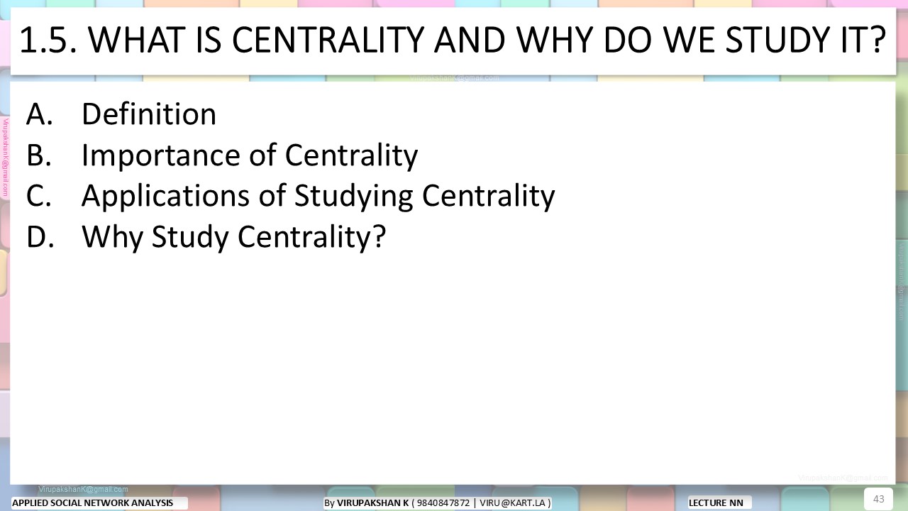 ASNA Lecture 01