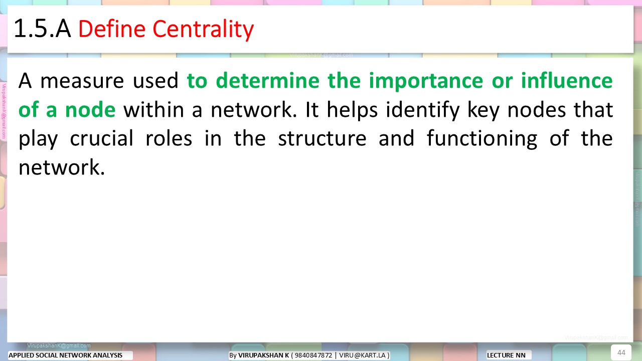 ASNA Lecture 01