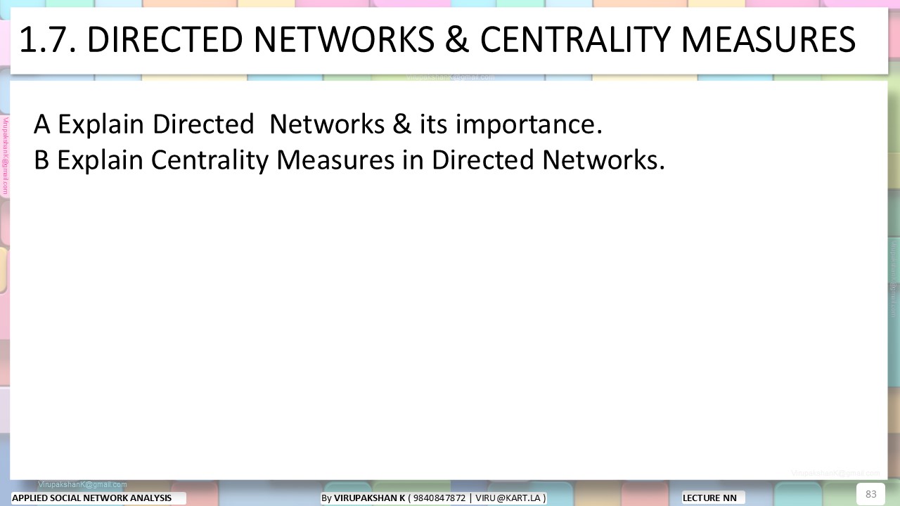 ASNA Lecture 01