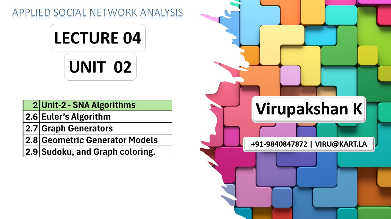 ASNA Lecture 04