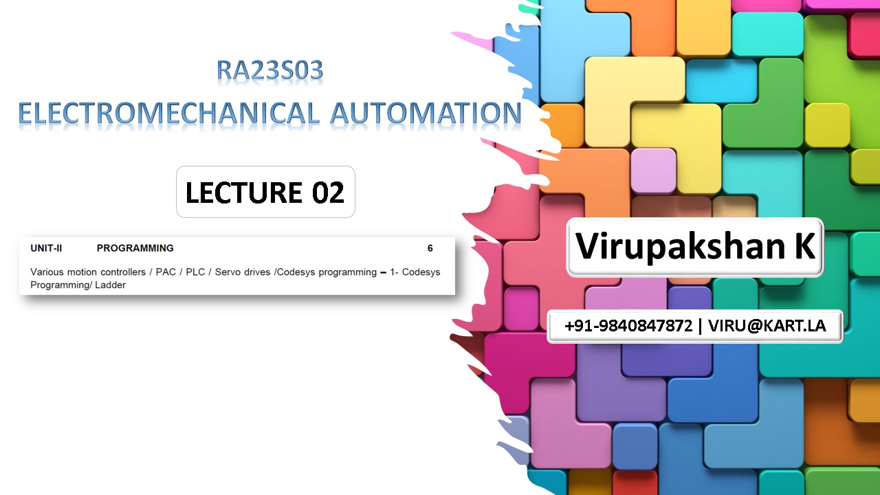 EMA Lecture 02