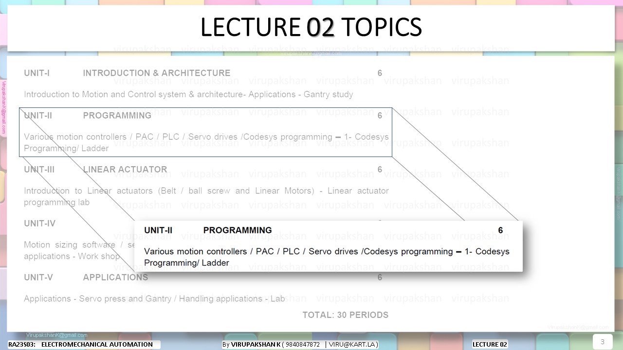 EMA Lecture 02