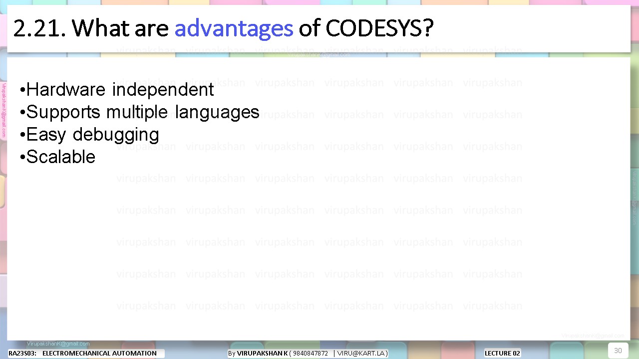 EMA Lecture 02