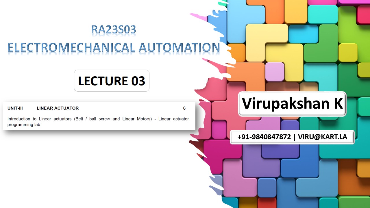 EMA Lecture 03