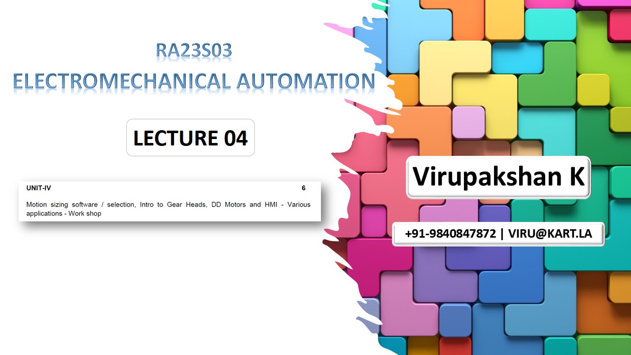 EMA Lecture 04