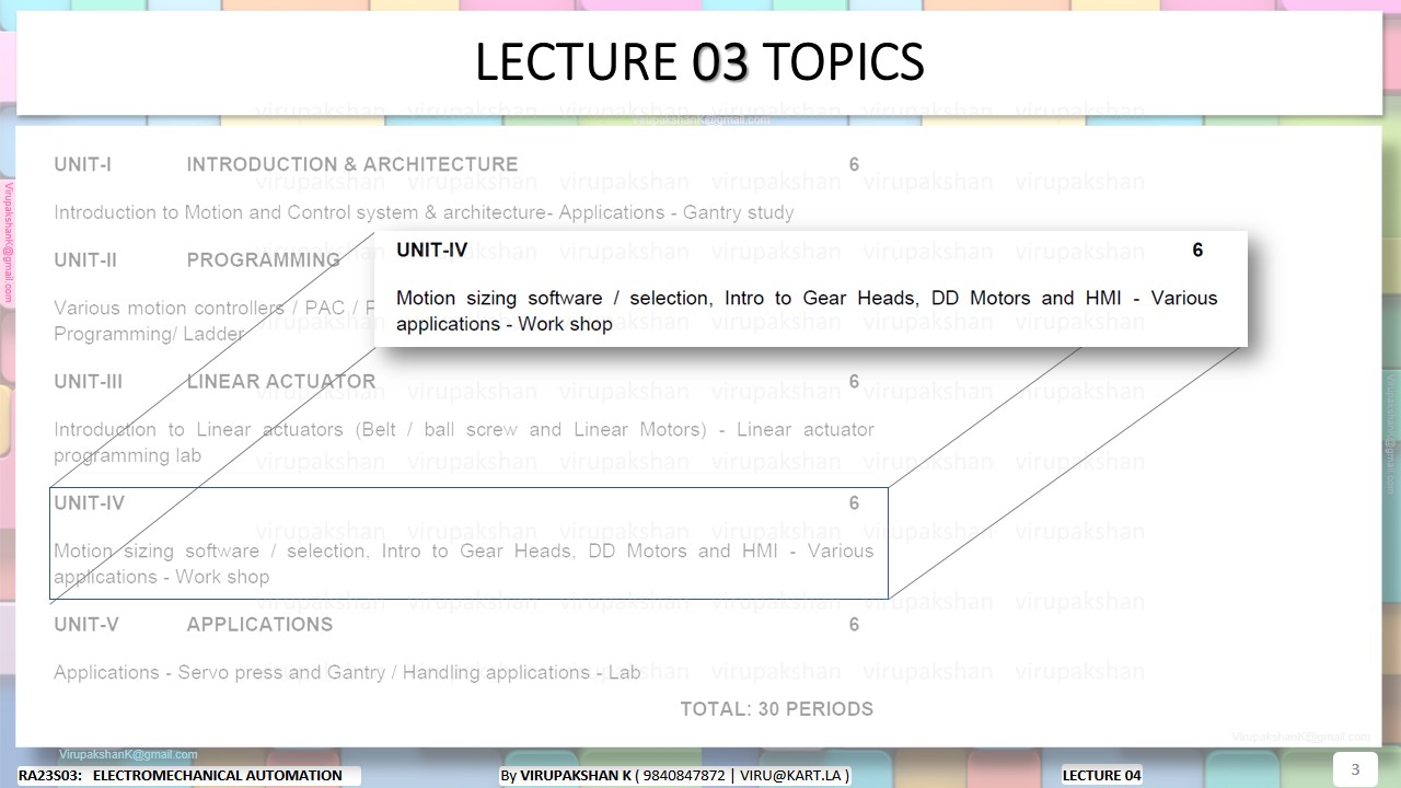 EMA Lecture 04