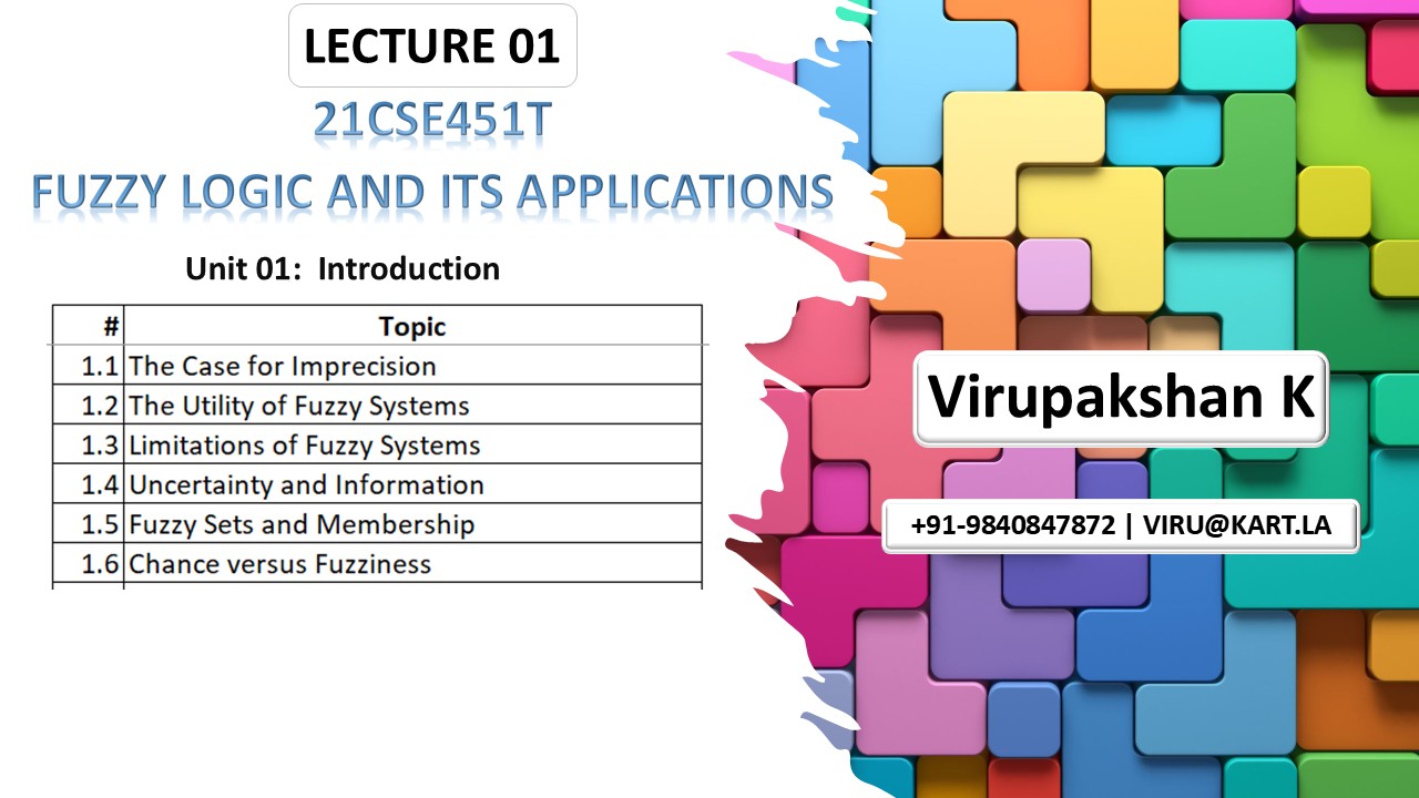 FLA Lecture 01