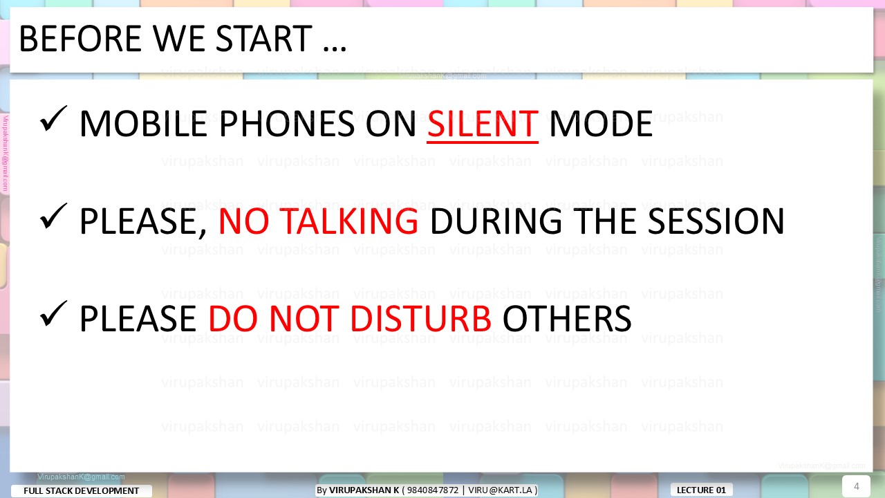 FSD Lecture 01