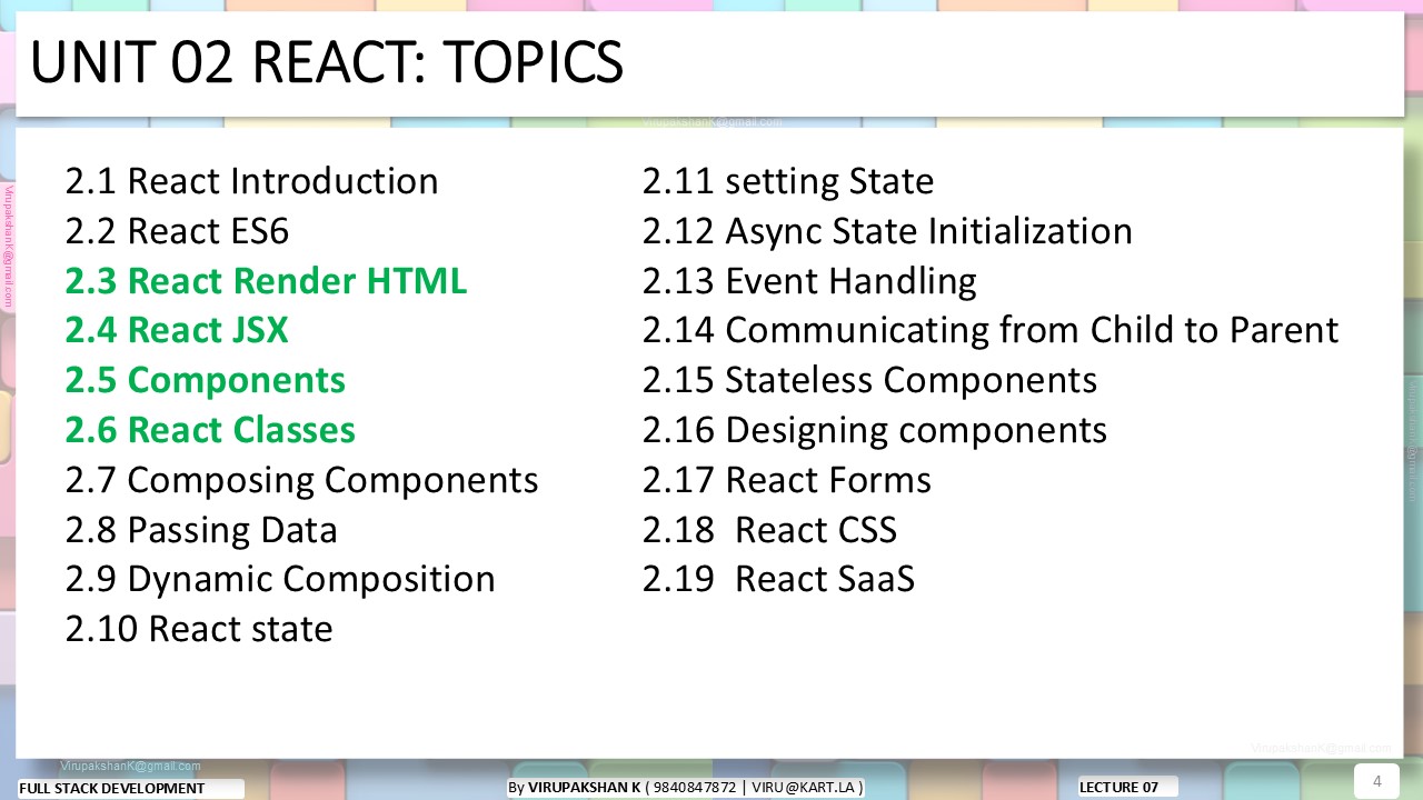 FSD Lecture 04